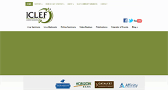 Desktop Screenshot of iclef.org